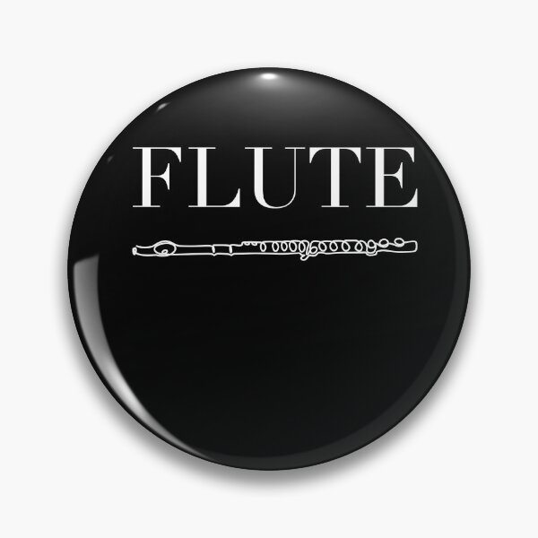 Item preview, MUSICONPRINT FLUTE ELEGANT Chic musician band orchestra instrument designed and sold by yourtravelguide.