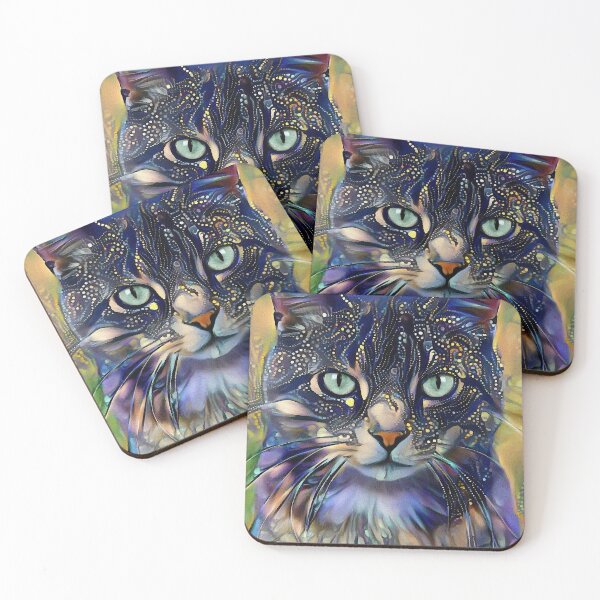 Item preview, Eydan, cat, chat, cat, kitty, lea roche paintings designed and sold by L. ROCHE.