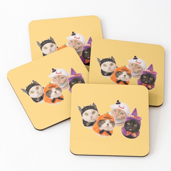 Item preview, cats in cute halloween hats designed and sold by promisesarelies.