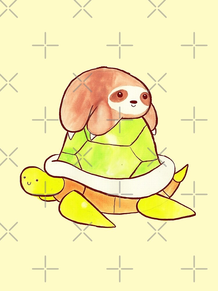 Little Sloth and Big Turtle by SaradaBoru