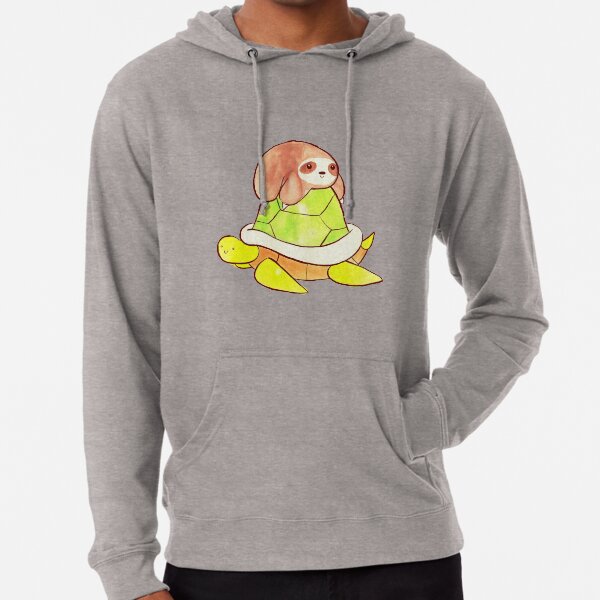 Little Sloth and Big Turtle Lightweight Hoodie