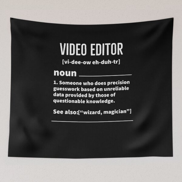 Item preview, Video editor Definition designed and sold by AwesomeWorld1.