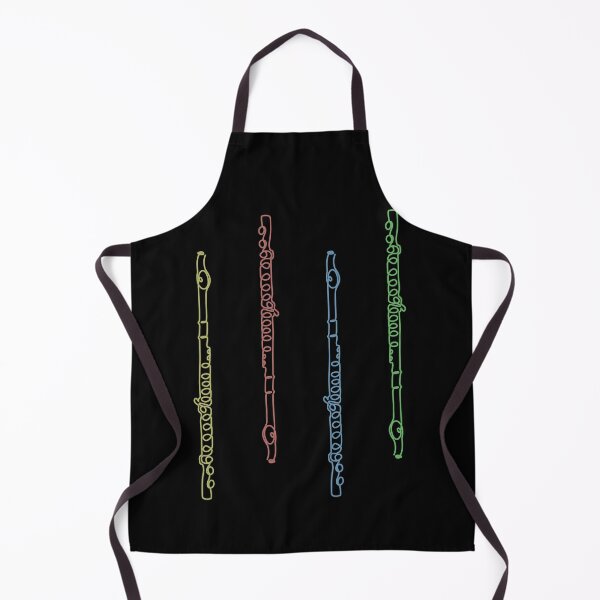 Item preview, MUSICONPRINT FLUTE color colored musician band orchestra instrument designed and sold by yourtravelguide.