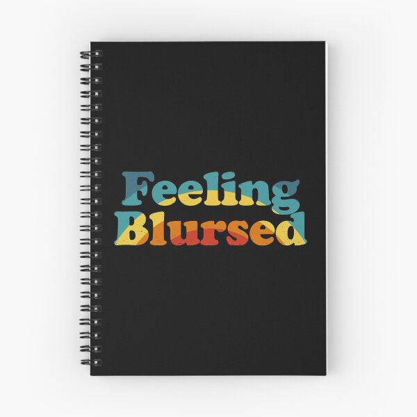 Item preview, Feeling Blursed - Funny Blessed Cursed Retro Rainbow designed and sold by bonmotto.