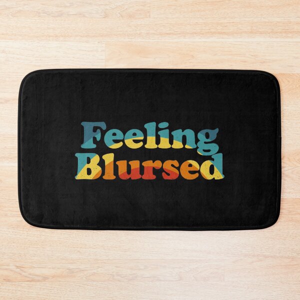 Item preview, Feeling Blursed - Funny Blessed Cursed Retro Rainbow designed and sold by bonmotto.