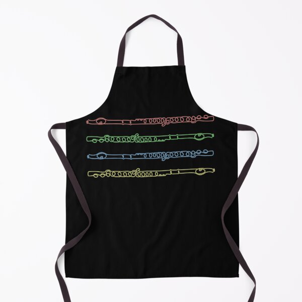 Item preview, MUSICONPRINT FLUTE color colored musician band orchestra instrument designed and sold by yourtravelguide.