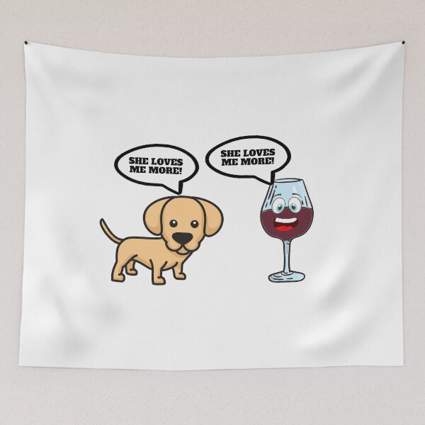 Item preview, Labrador Dog Vs Wine  designed and sold by Salvadax.