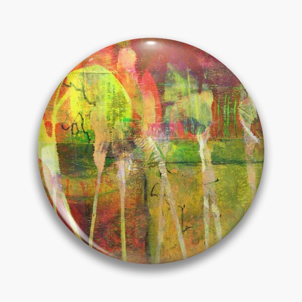 Item preview, Mystery Garden Abstract Collage Painting designed and sold by NancyMerkle.