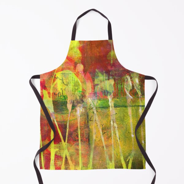 Item preview, Mystery Garden Abstract Collage Painting designed and sold by NancyMerkle.