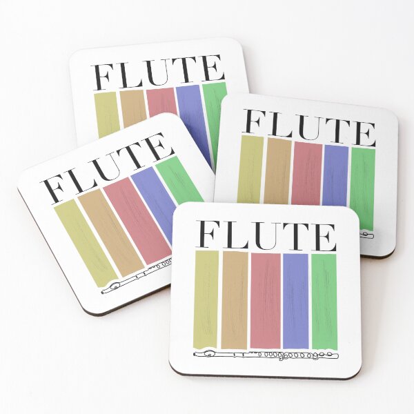 Item preview, MUSICONPRINT FLUTE RAINBOW musician band orchestra instrument designed and sold by yourtravelguide.