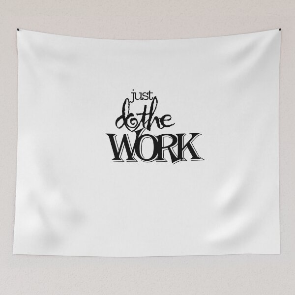 Item preview, Just Do The Work minimalistic design designed and sold by BluishCosmos.