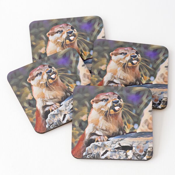 Item preview, Cheeky Otter - Digital Art Version designed and sold by Jellycandy.