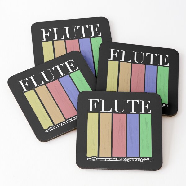 Item preview, MUSICONPRINT FLUTE RAINBOW musician band orchestra instrument designed and sold by yourtravelguide.