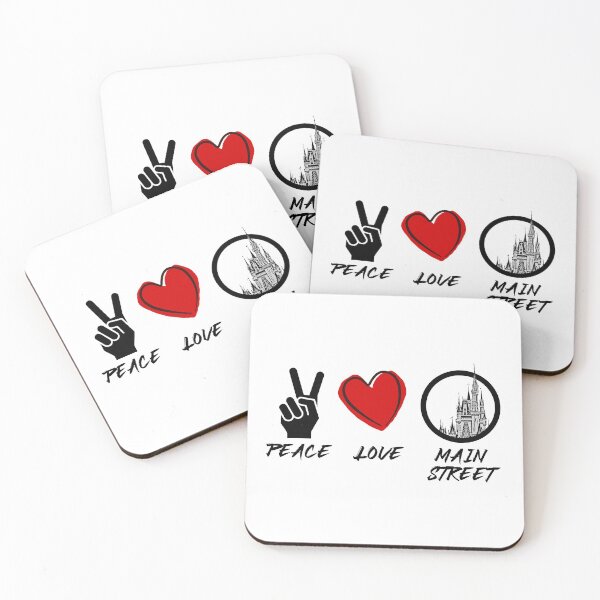 Item preview, Peace Love Main Street designed and sold by FandomTrading.