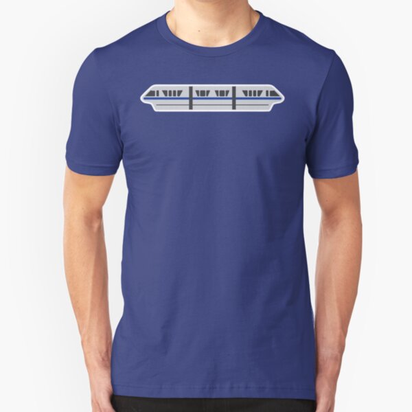 MONORAIL - BLUE Slim Fit T-Shirt