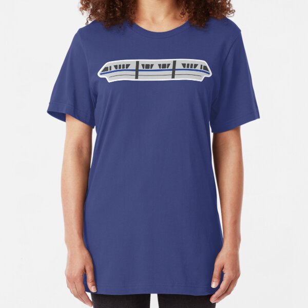MONORAIL - BLUE Slim Fit T-Shirt