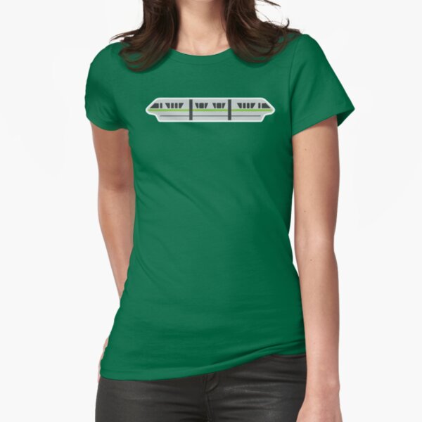 MONORAIL - LIME Fitted T-Shirt