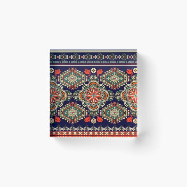 Item preview, Floral ornament abstract all over textile print designed and sold by Sovik Goswami.