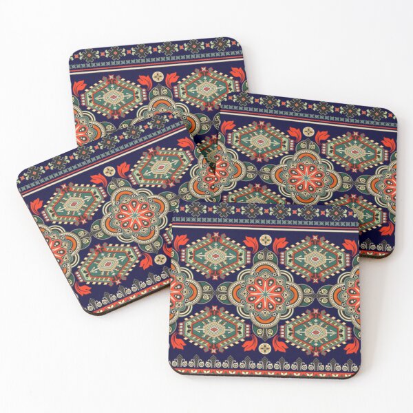 Item preview, Floral ornament abstract all over textile print designed and sold by Sovik Goswami.