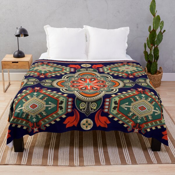 Item preview, Floral ornament abstract all over textile print designed and sold by Sovik Goswami.