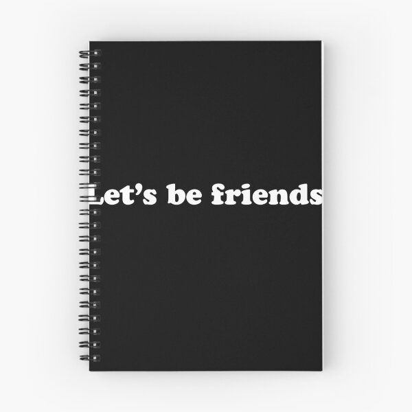 Item preview, Let's be friends. designed and sold by wordee.
