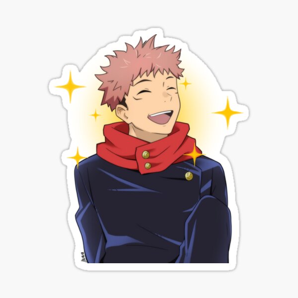 sourire yuji | jujutsu kaisen Sticker