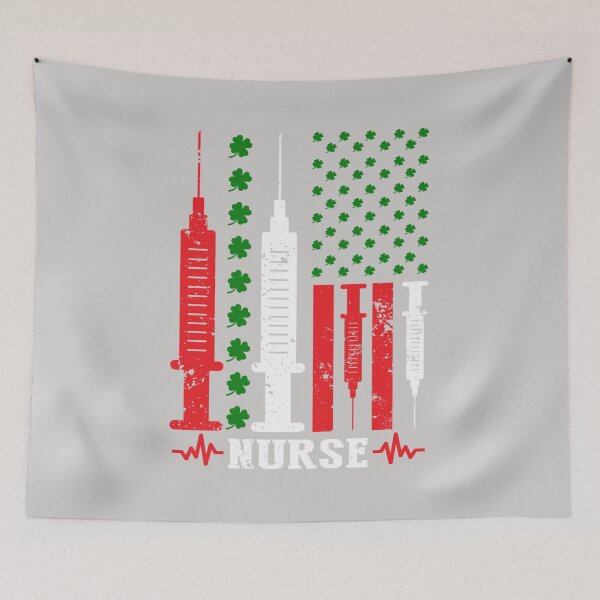 Item preview, Nurse American Flag Shamrock St Patrick's Day 2021 designed and sold by GINIART.