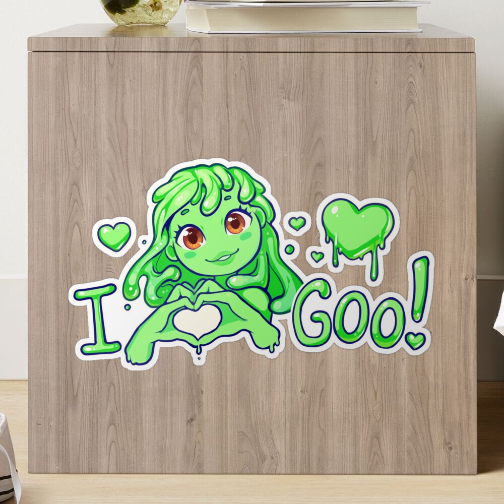 Slime Monster Girl - I Heart Goo! (No Background)