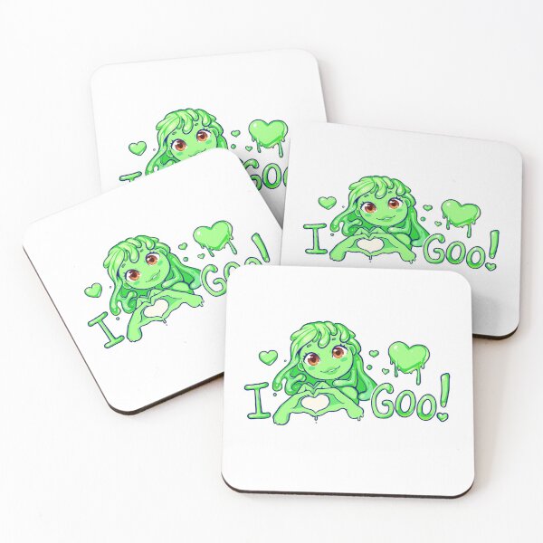 Item preview, Slime Monster Girl - I Heart Goo! (No Background) designed and sold by Socketdork.