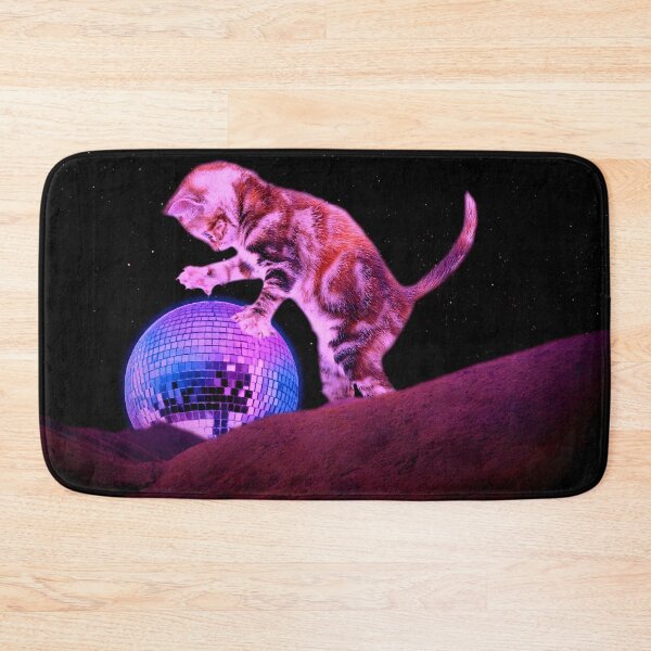 Item preview, Animal Charity: Disco Kitten - Digital Collage designed and sold by DoggoTankDesign.
