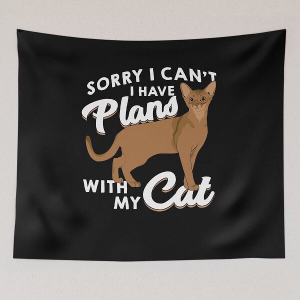 Item preview, Sorry I Can't I Have Plans With My Cat  designed and sold by Marcid95.