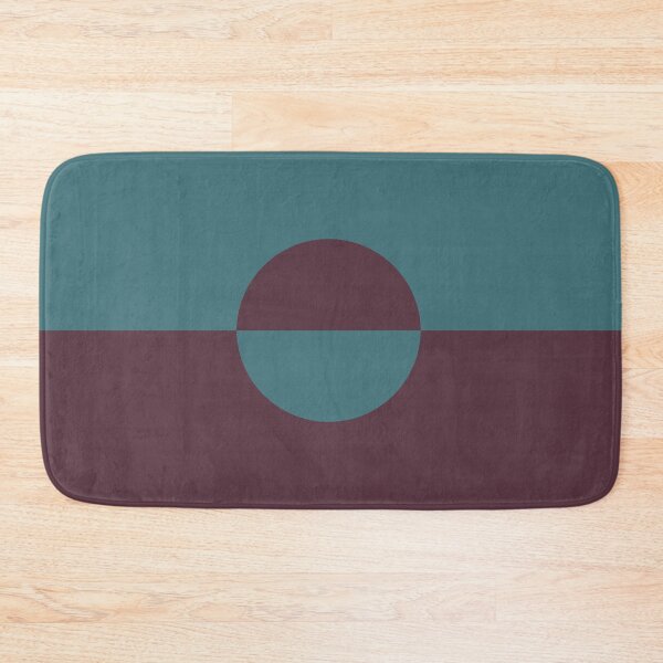 Item preview, Deep Purple Aqua Minimal Circle Design 2 2021 Color of the Year Epoch and Whale Tail designed and sold by ColorOfTheYears.