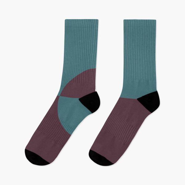 Item preview, Deep Purple Aqua Minimal Circle Design 2 2021 Color of the Year Epoch and Whale Tail designed and sold by ColorOfTheYears.