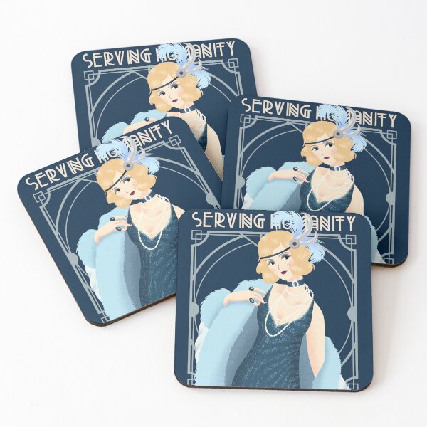 Item preview, Blue Vintage Feminist Serving Humanity designed and sold by Prachi Patel.