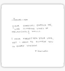 your love Sticker