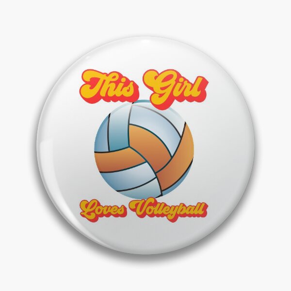 Item preview, This Girl Loves Volleyball Volley Player designed and sold by Músico Ilustre.