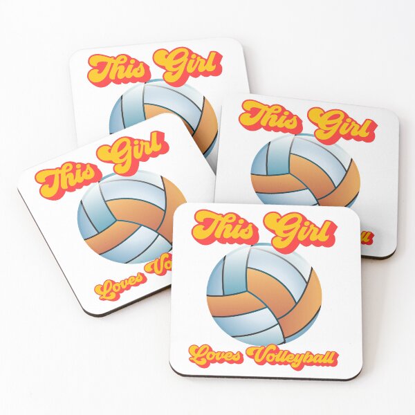 Item preview, This Girl Loves Volleyball Volley Player designed and sold by Músico Ilustre.