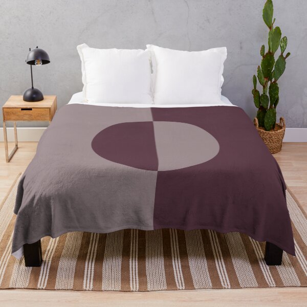 Item preview, Deep Purple Pink-Purple Minimal Circle Design 2021 Color of the Year Epoch and Spiced Mulberry designed and sold by ColorOfTheYears.