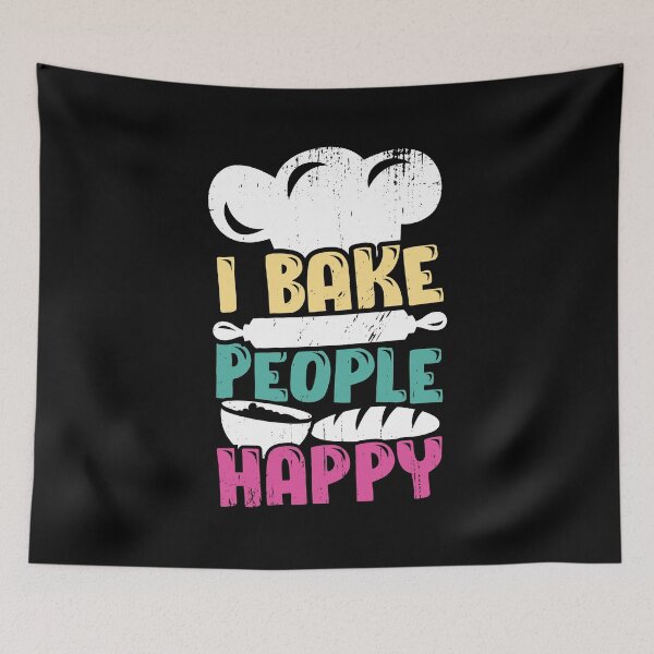 Item preview, I Bake People Happy Baker Baking Lover Gift designed and sold by Marcid95.
