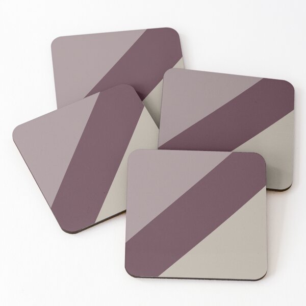 Item preview, Purple Pink-Purple Taupe Gray Stripe Pattern 2021 Color of the Year Epoch and Accent Shades designed and sold by ColorOfTheYears.