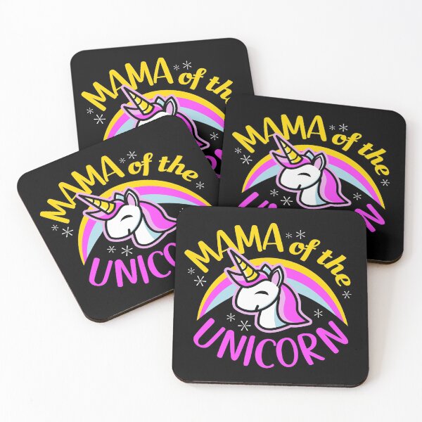 Item preview, Mama Of The Unicorn - Cute Magic Unicorn Sparkles Rainbow designed and sold by bonmotto.