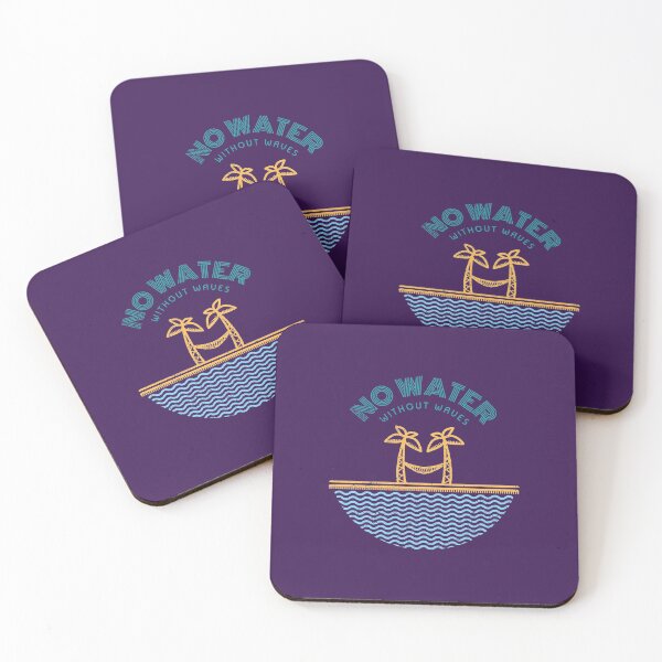 Item preview, No Water Without Waves  designed and sold by retro87tee.