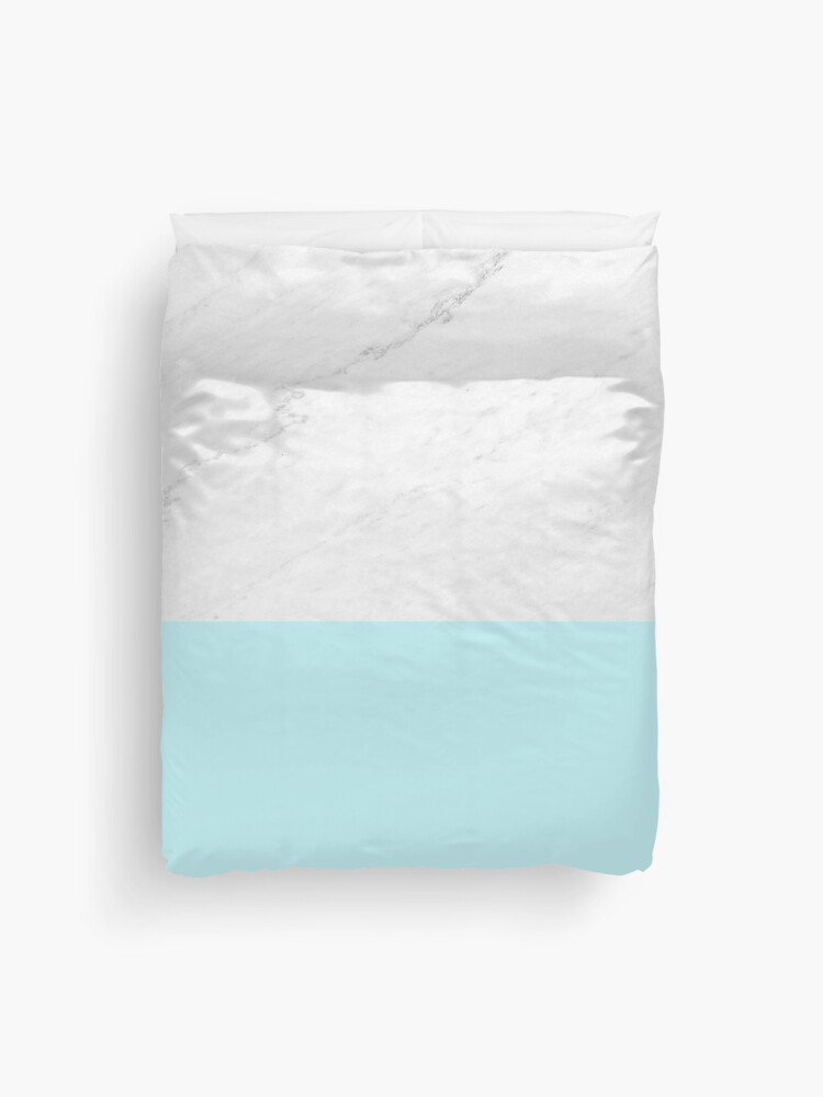Blue marble texture Duvet Cover by ARTbyJWP | Redbubble