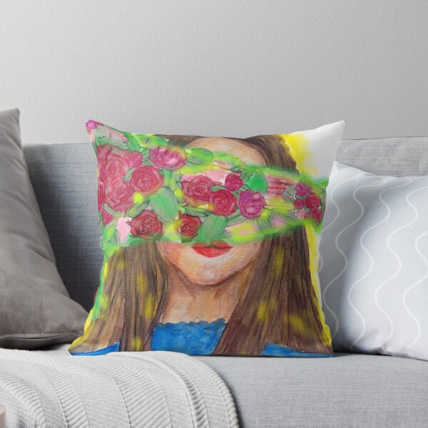 Item preview, A PORTRAIT WITH FLOWING ROSES designed and sold by IvanaKada.