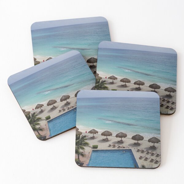 Item preview, Palapa Huts, Resort,  Cancun Beach, Mexico designed and sold by StrongJourneys.