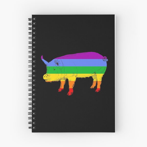 Item preview, Rainbow Pig designed and sold by AtheistBecause.