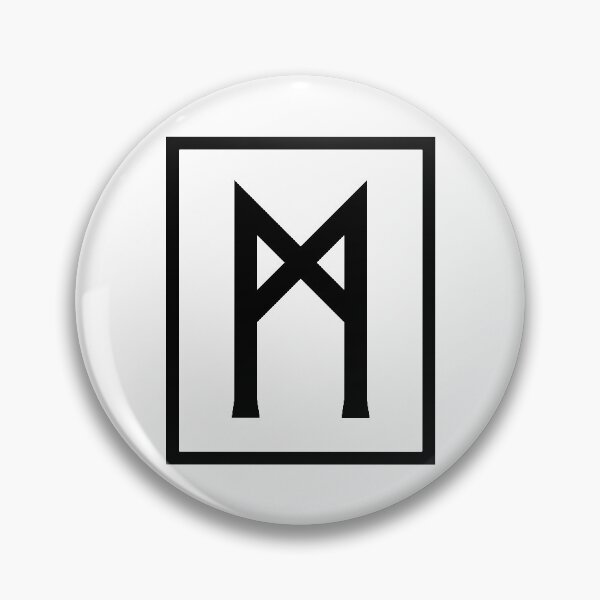 Item preview, Mannaz Support Norse Rune designed and sold by HalpinDesign.