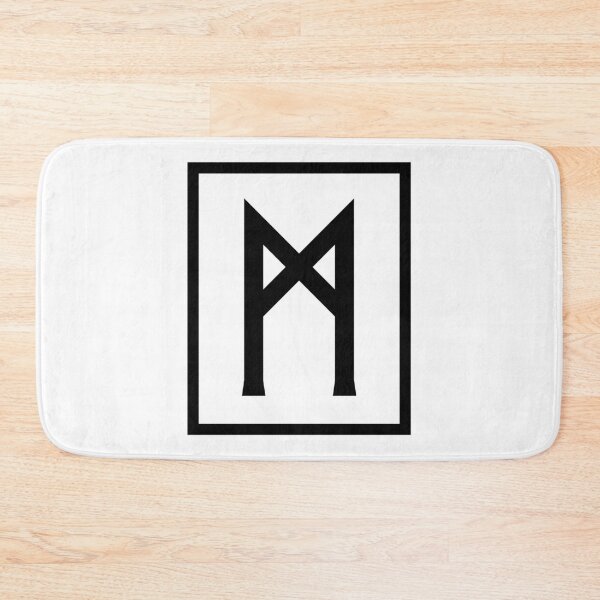 Item preview, Mannaz Support Norse Rune designed and sold by HalpinDesign.
