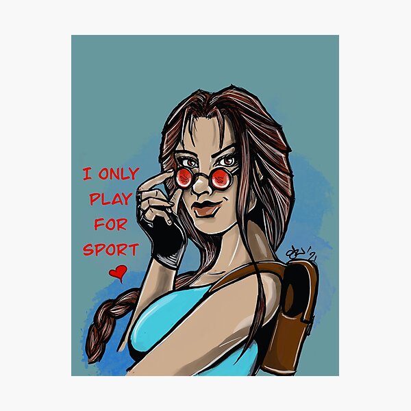 Lara Croft Quote Wall Art Redbubble