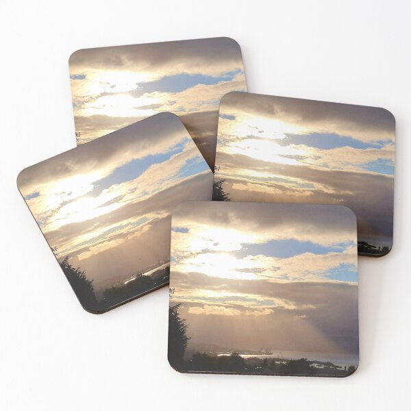 Artikelvorschau, Port Glasgow Sonnenuntergang entworfen und verkauft von PortPrints.